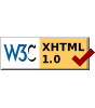 XHTML 1.0 Logo